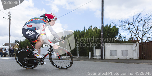 Image of The Cyclist Andre Greipel - Paris-Nice 2016 