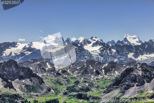 Image of High Altitude Landscape in Alps