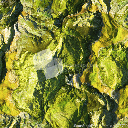 Image of aerial view of a wild landscape seamless