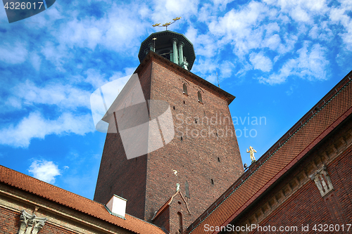 Image of Stockholm City Hall ( Stockholms stadshus) in Stockholm, Sweden