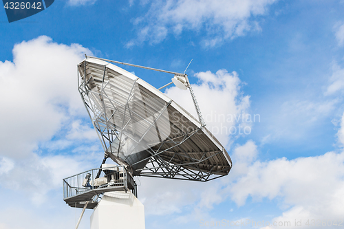 Image of Parabolic satellite antenna for wireless data transfer