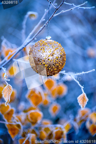 Image of The branches of Christmas trees, toy