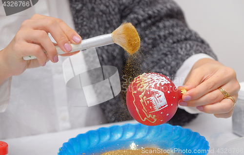 Image of Make Glitter Glass Ball Ornaments 