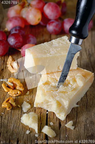 Image of Chunk of parmesan cheese