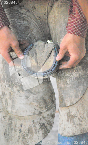 Image of Male farrier.