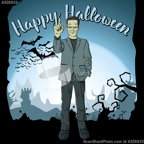 Image of Vector Halloween concept