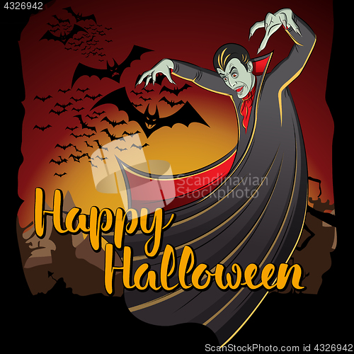 Image of Vector Halloween concept