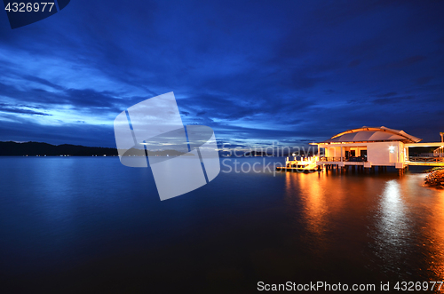 Image of Sunset view in Kota Kinabalu, Sabah