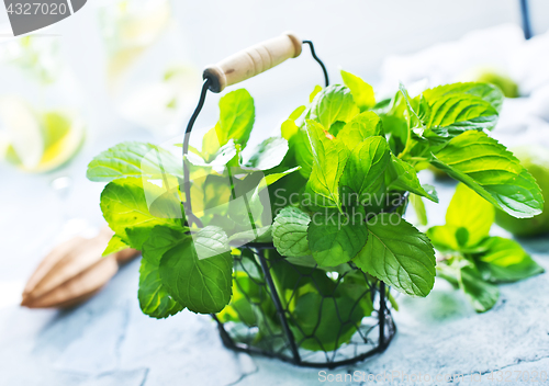 Image of ingredients for mojito