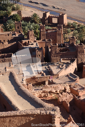 Image of Kasbah Ait Benhaddou in the Atlas Mountains of Morocco