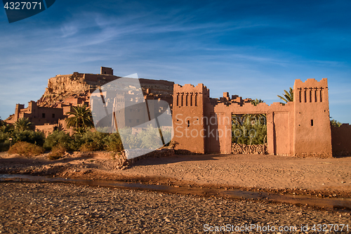 Image of Kasbah Ait Benhaddou in the Atlas Mountains of Morocco