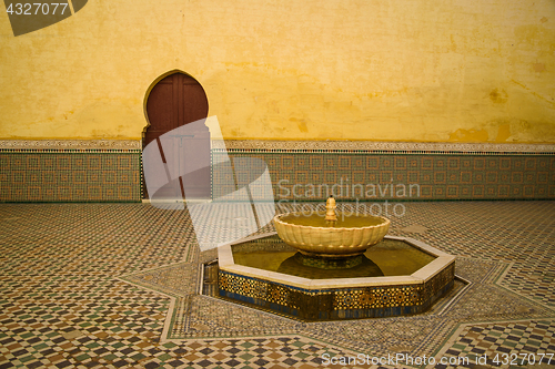 Image of Mausoleum of Moulay Idris in Meknes, Morocco.