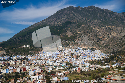 Image of Chefchaouen, the blue city in the Morocco.