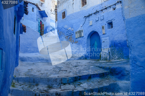 Image of Chefchaouen, the blue city in the Morocco.