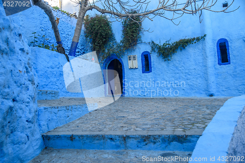 Image of Chefchaouen, the blue city in the Morocco.