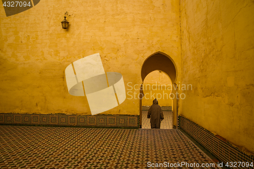 Image of Mausoleum of Moulay Idris in Meknes, Morocco.