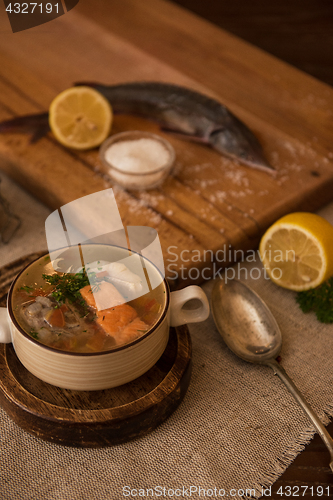 Image of fish soup composition