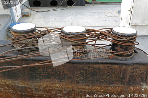 Image of Ship Steel Cables