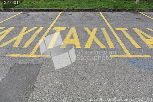 Image of Taxi Sign