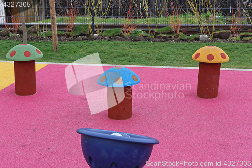 Image of Mushrooms at Playground