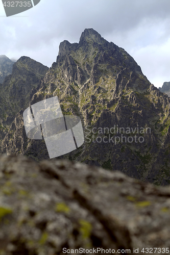 Image of View on high Tatra Mountains