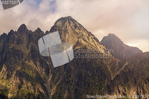 Image of View on Lomnicky Stit in high Tatra Mountains