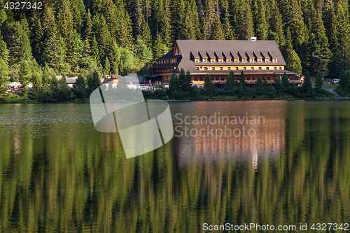 Image of Popradske pleso lake valley in Tatra Mountains, Slovakia, Europe