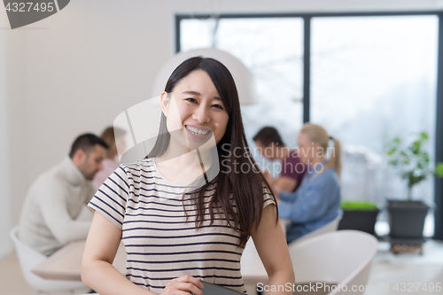 Image of Startup Business Team At A Meeting at modern office building