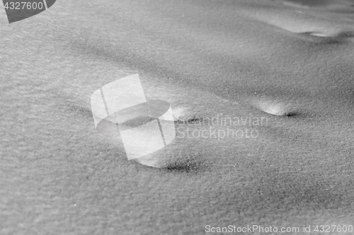 Image of snow photo, close up