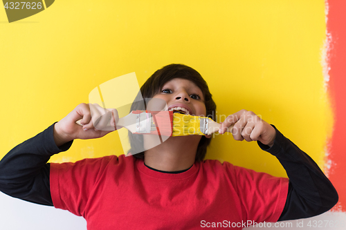 Image of boy painter