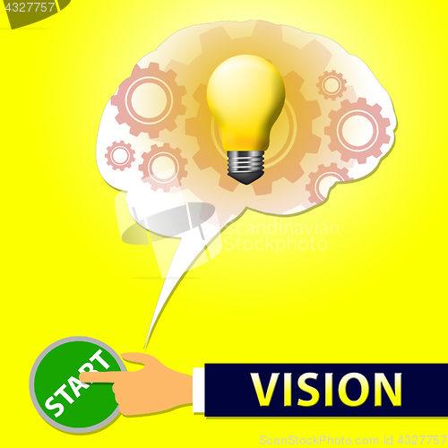 Image of Vision Light Shows Planning And Objectives 3d Illustration