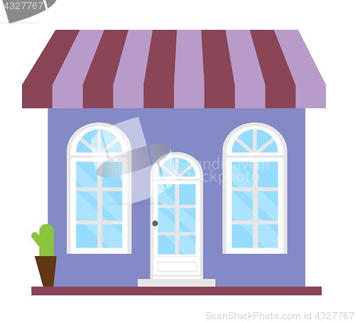 Image of Shopping Street Meaning Sidewalk Store 3d Illustration