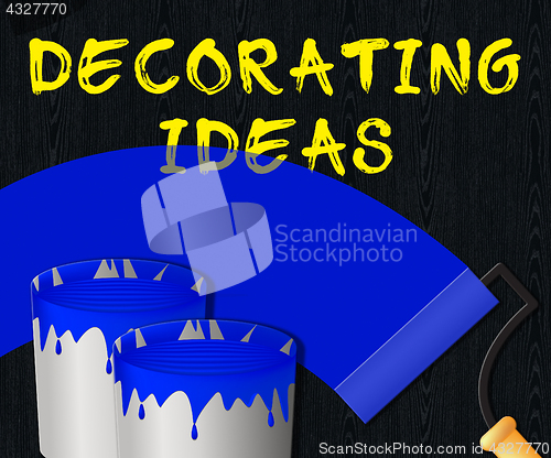 Image of Decorating Ideas Displays Decoration Advice 3d Illustration