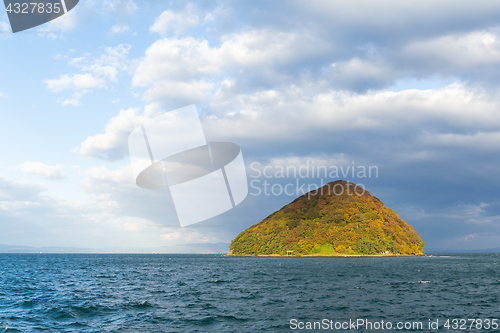 Image of Yunoshima in Japan at autumn season