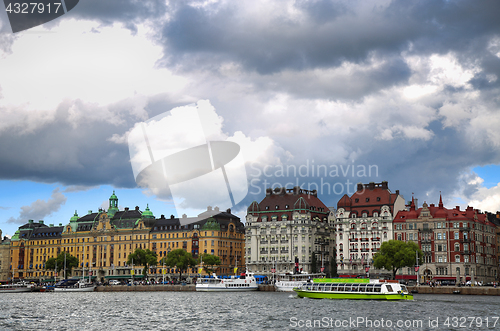 Image of STOCKHOLM, SWEDEN - AUGUST 20, 2016: Many people walk and visit 