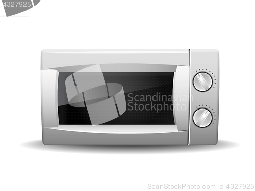 Image of Microwave oven isolated on white