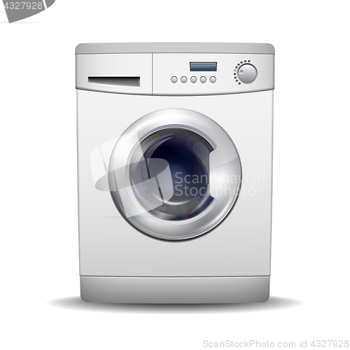 Image of Washing machine isolated on white background