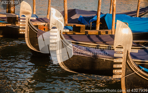 Image of Venice, Gondolas detail