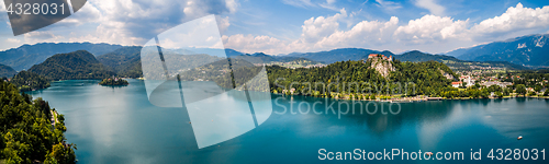 Image of Slovenia - Panorama resort Lake Bled.