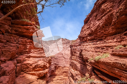 Image of Garganta del diablo in Quebrada de las Conchas, Salta, Argentina