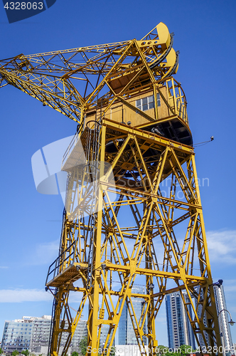 Image of Construction crane, Puerto Madero, Buenos Aires