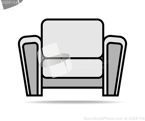 Image of Living Room Armchair Icon