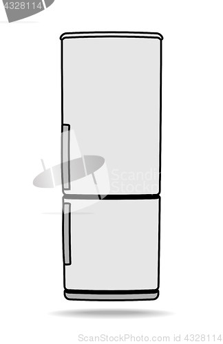 Image of Fridge vector icon