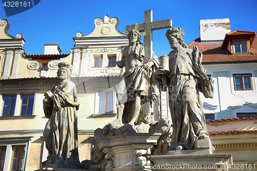 Image of Statuary of Christ the Saviour with St. Cosmas and St. Damian on