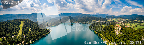 Image of Slovenia - Panorama resort Lake Bled.