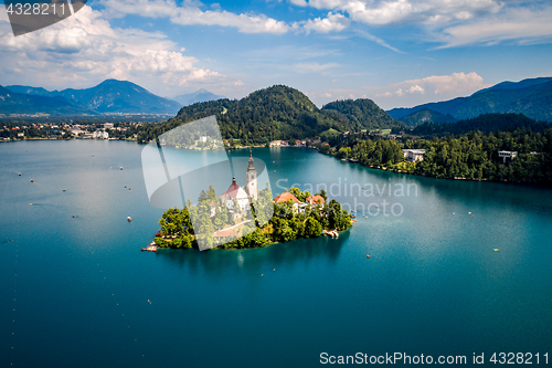 Image of Slovenia - resort Lake Bled.