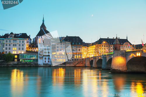 Image of Basel cityscape in Switzerland