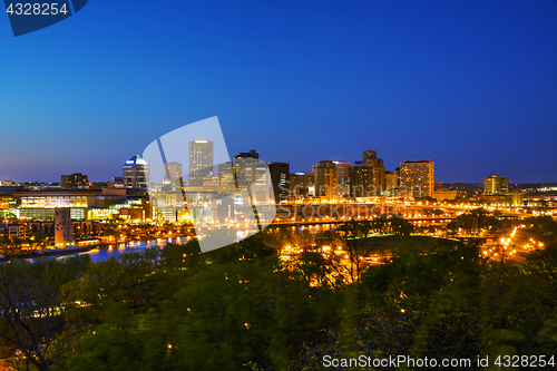 Image of Overview of downtown St. Paul, MN