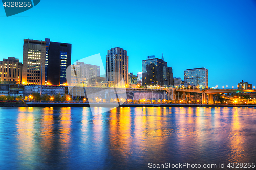 Image of Overview of downtown St. Paul, MN