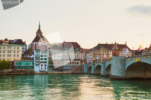 Image of Basel cityscape in Switzerland